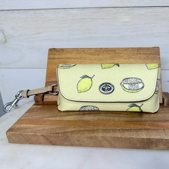Coach | Bags | Coach Nyc Lemon Print Eyewear Case With  display picture 3